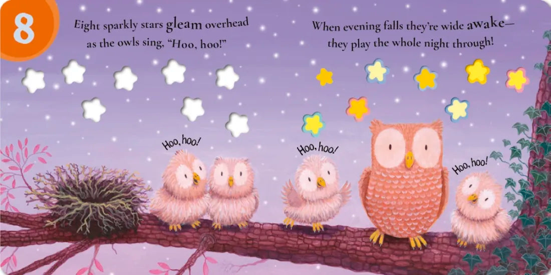 Ten Twinkly Stars US - Board book