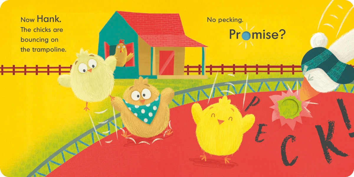 Hank Goes Peck US - Board book