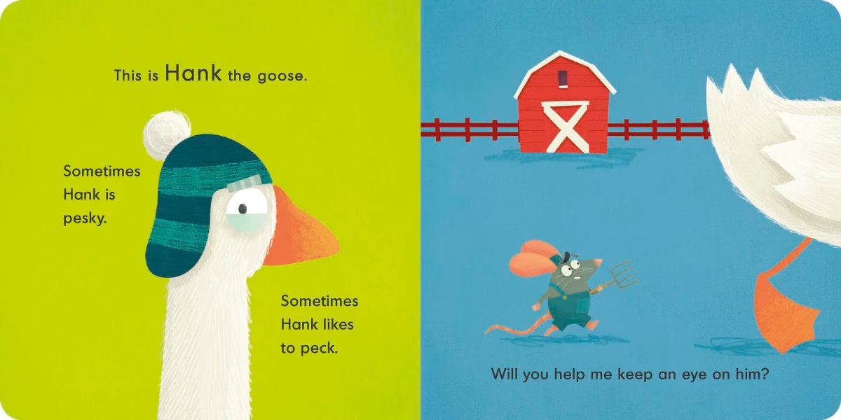 Hank Goes Peck US - Board book