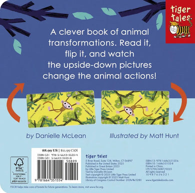 Upside Down Animals US - Board book