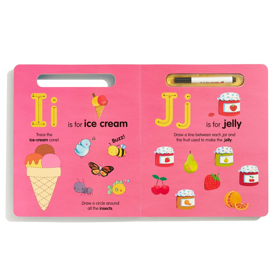 A is for Apple Wipe-Clean US - Board book