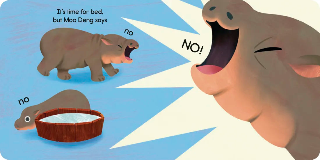 Moo Deng Says No! US - Board book