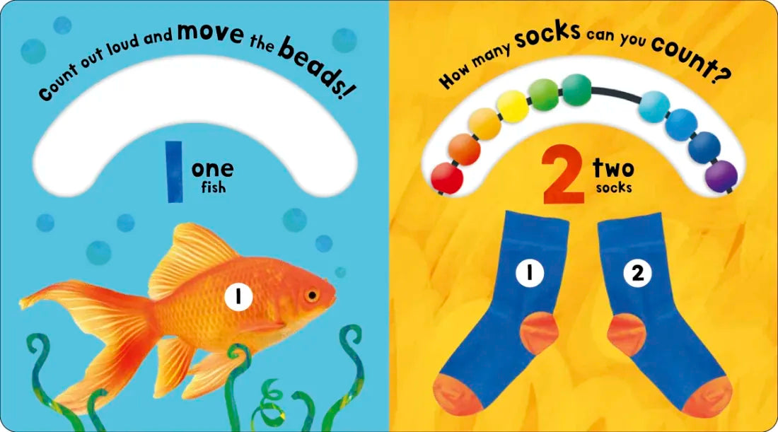 My First Abacus Book: Let's Count! US - Board book