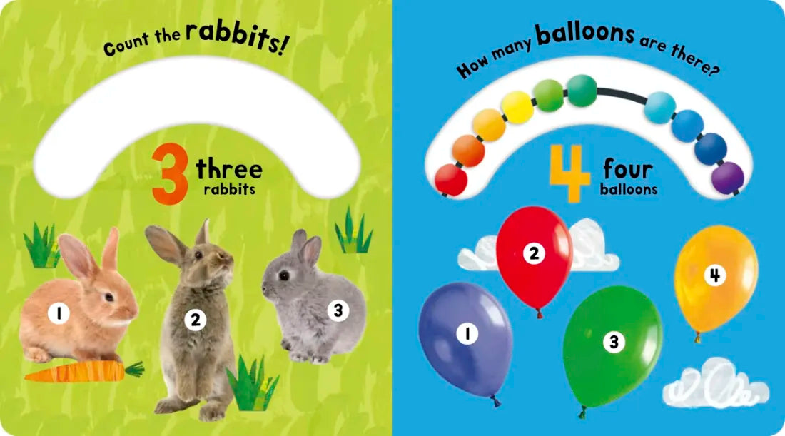 My First Abacus Book: Let's Count! US - Board book