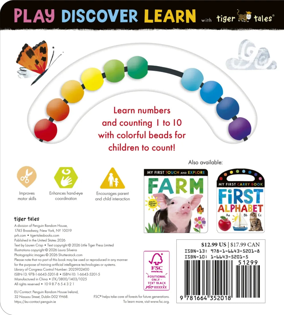 My First Abacus Book: Let's Count! US - Board book