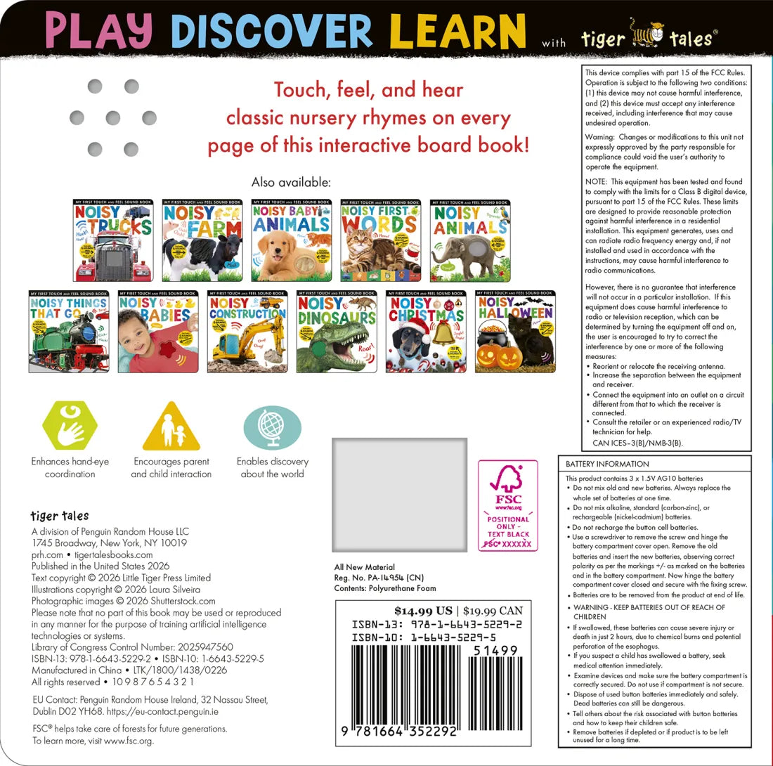 Noisy Nursery Rhymes US - Board book
