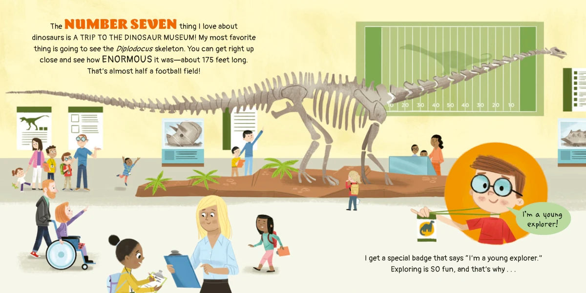 10 Things I Love About Dinosaurs US - Hardback
