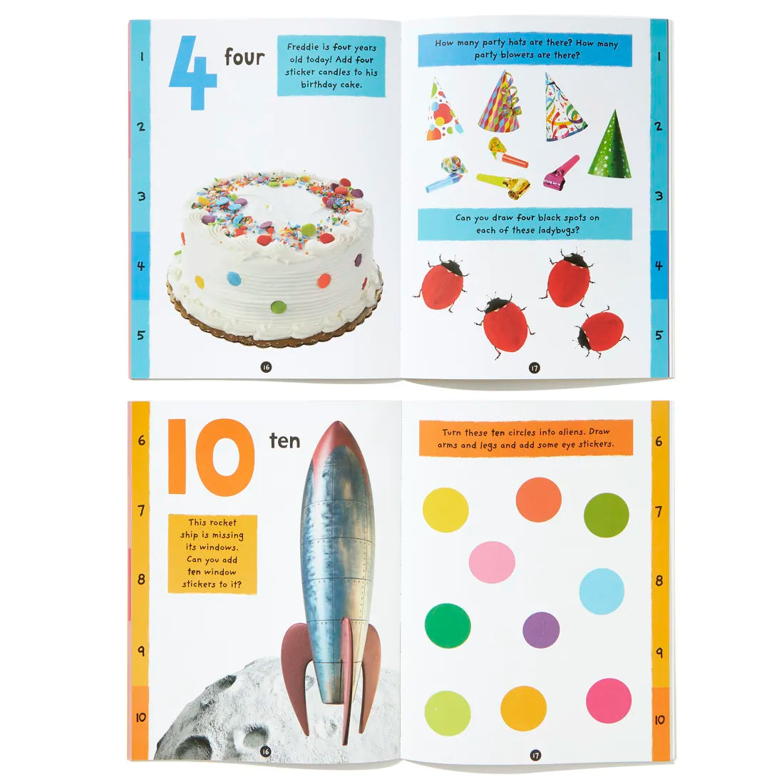 Alphabet and Numbers: 4 Activity Book Boxed Set with Stickers US - Multiple-component retail product, boxed