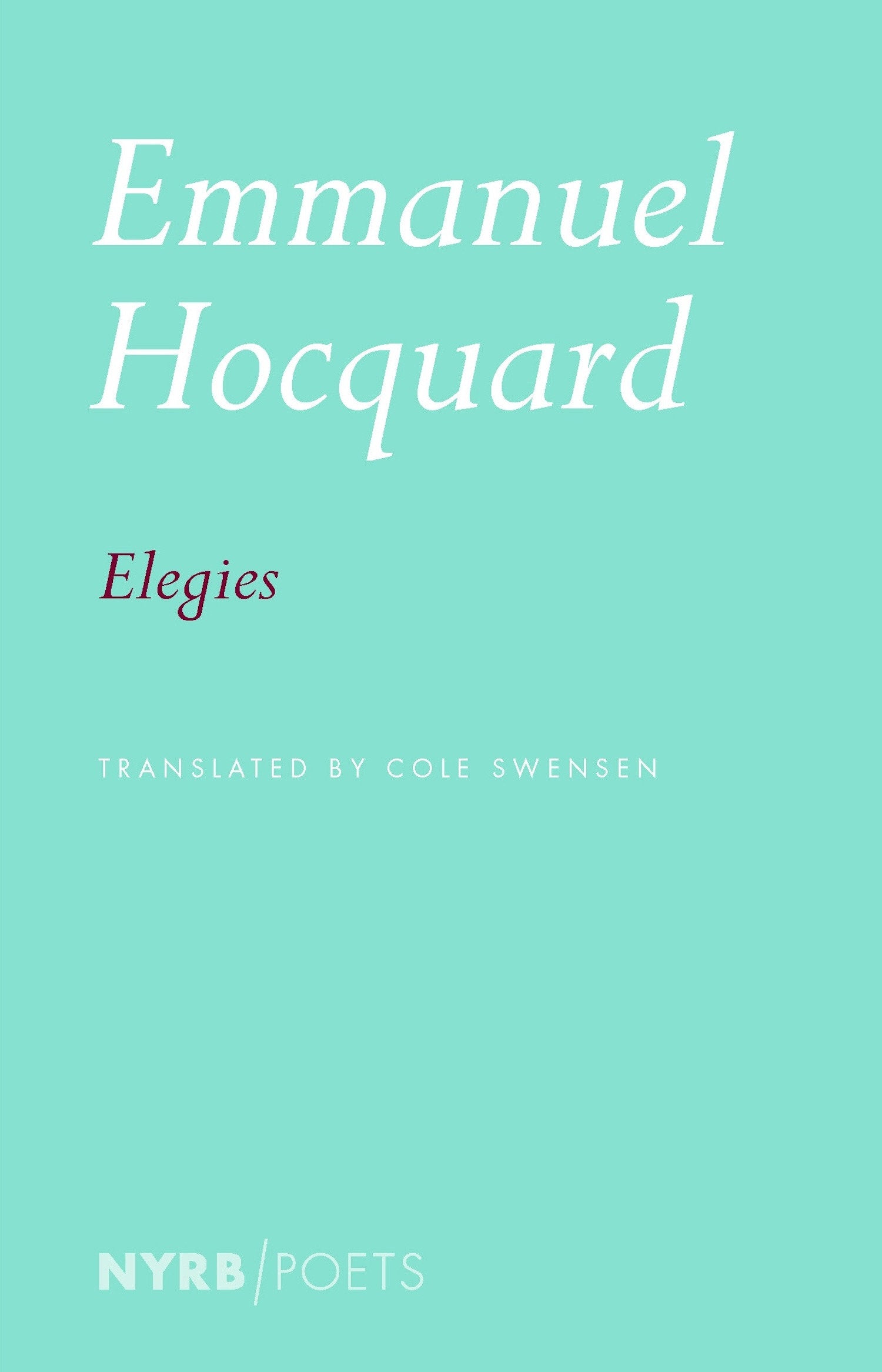 Elegies-Poetry-買書書 BuyBookBook