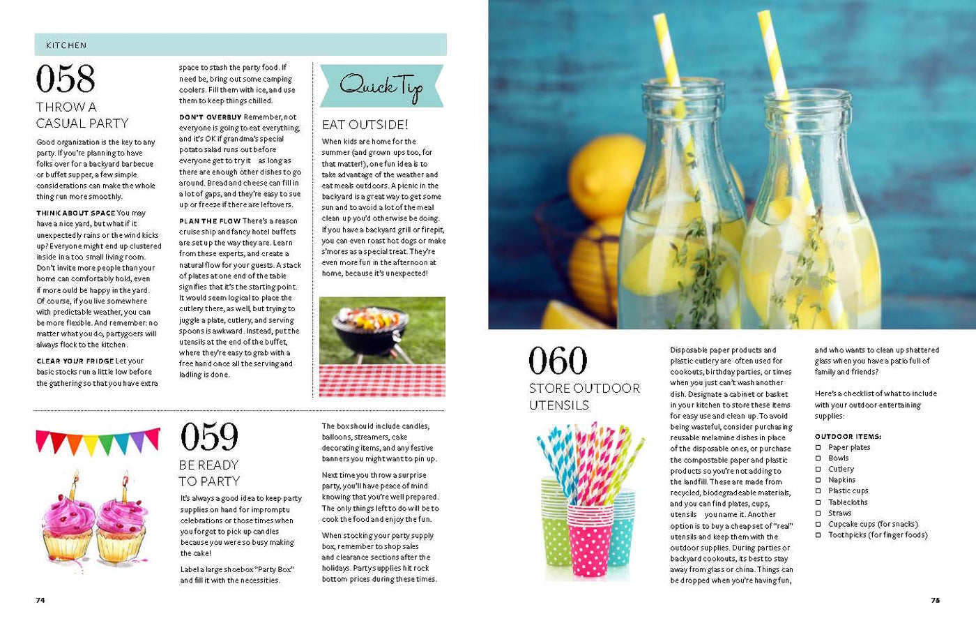 Complete Book of Home Organization inside page 3