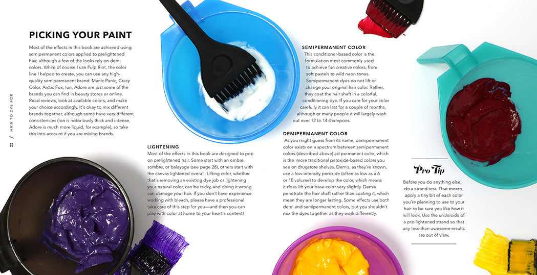 Hair to Dye For inside page 2