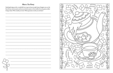 American Girl Coloring Journal inside page 2