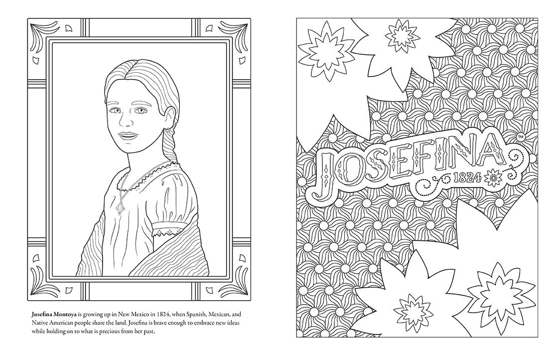 American Girl Coloring Journal inside page 4