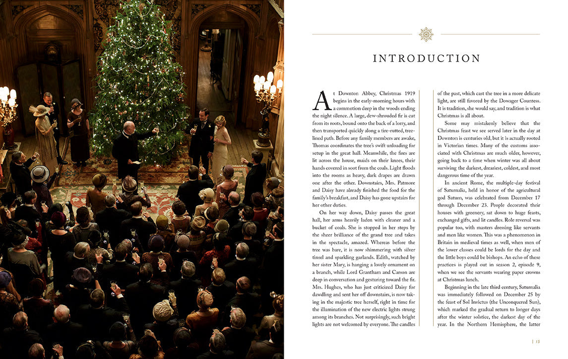 Official Downton Abbey Christmas Cookbook inside page 2