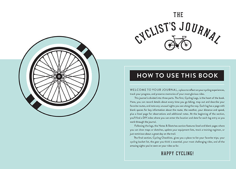Cyclist's Journal inside page 1