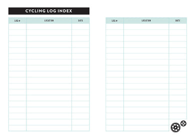 Cyclist's Journal inside page 2