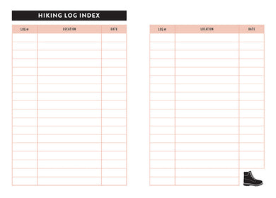Hiker's Journal inside page 2