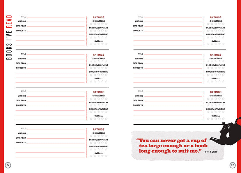 Mental Floss: The Curious Reader Journal for Book Lovers inside page 1