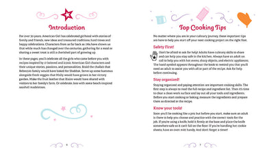 American Girl Sweet & Savory Treats Cookbook inside page 4