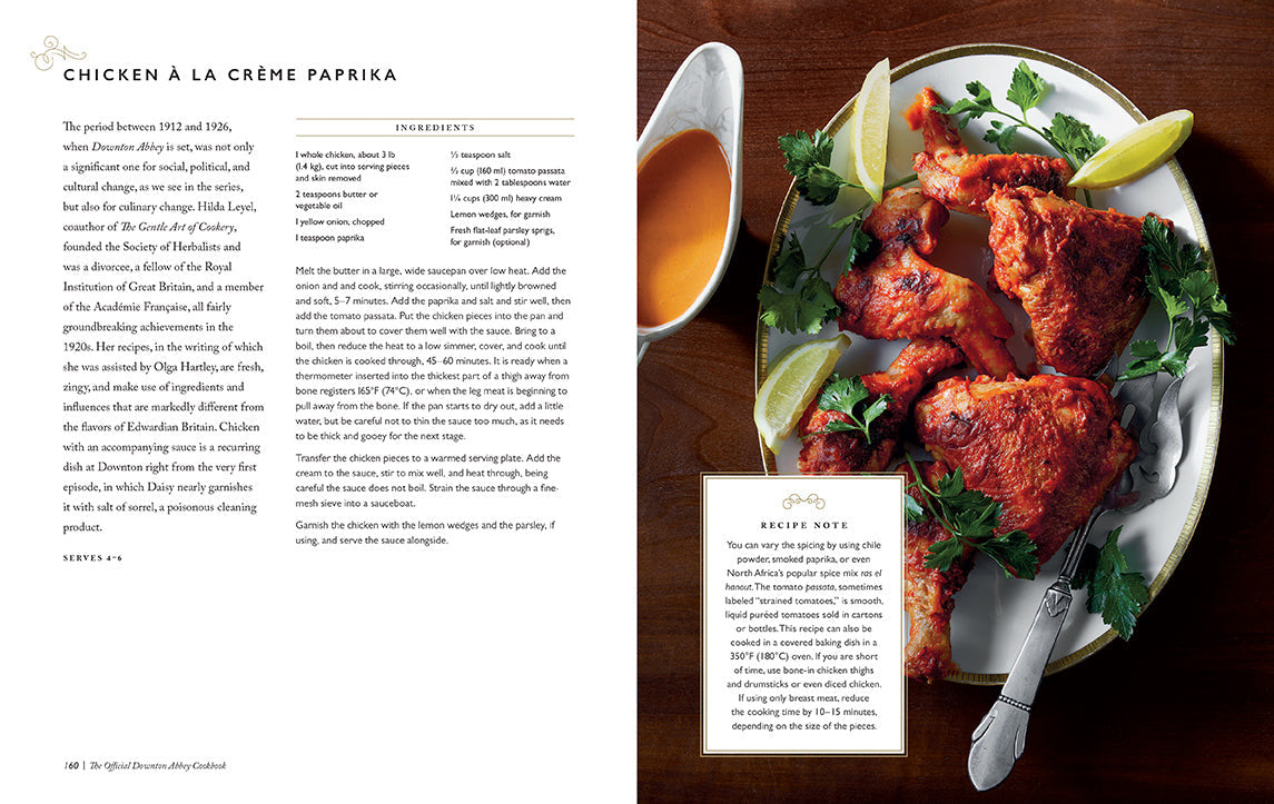 Official Downton Abbey Cookbook Collection inside page 2