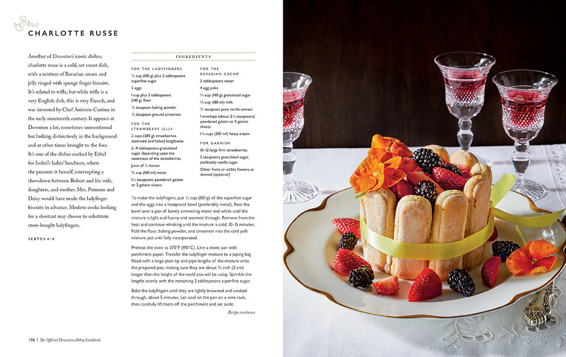 Official Downton Abbey Cookbook Collection inside page 3