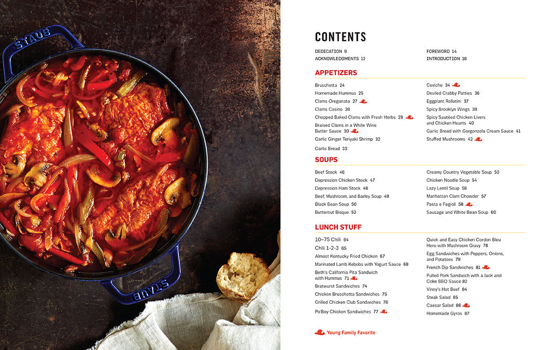Cooking with the Firehouse Chef inside page 1