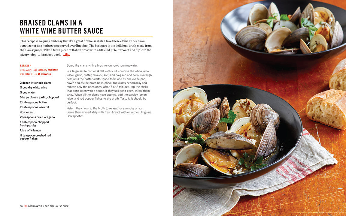 Cooking with the Firehouse Chef inside page 3