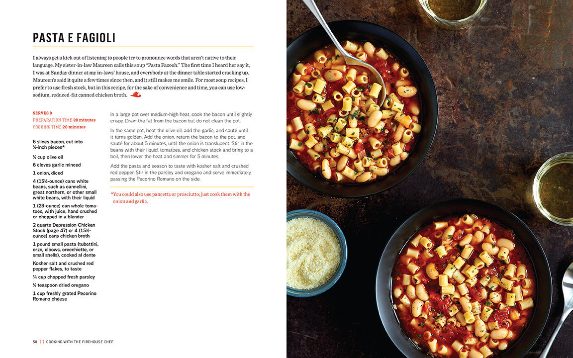 Cooking with the Firehouse Chef inside page 4