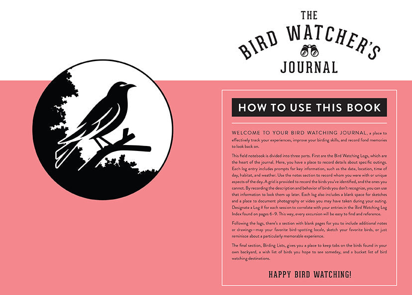 Bird Watcher's Journal inside page 1