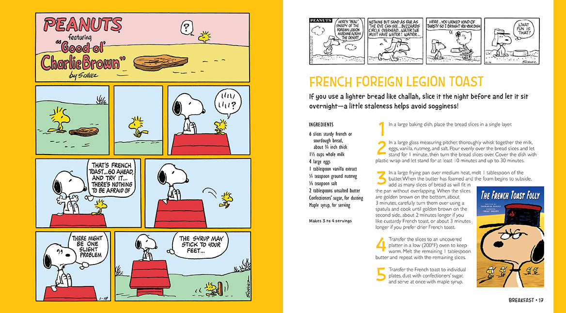 Official Peanuts Cookbook Collection inside page 3