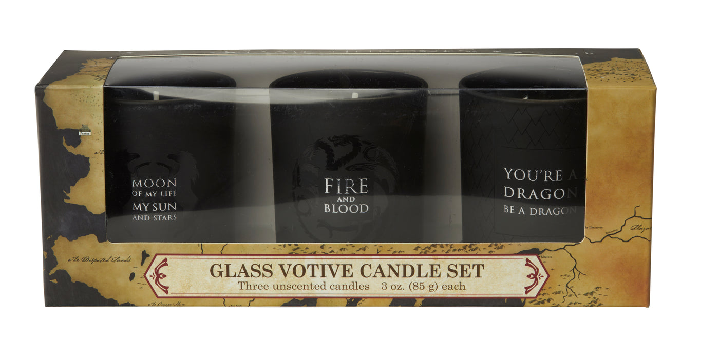 Game of Thrones: Glass Votive Candle Set