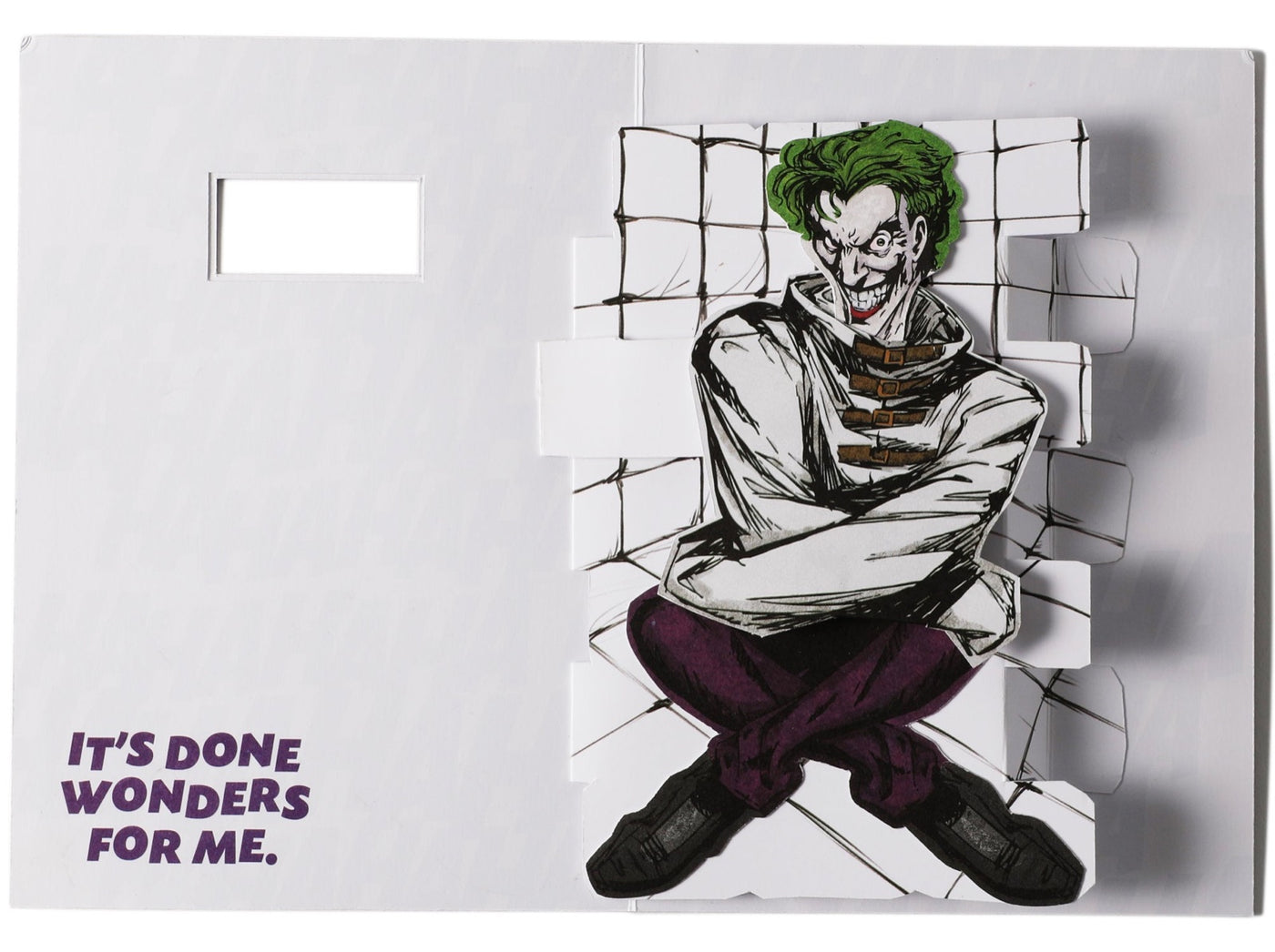 DC Comics: The Joker Pop-Up Card inside page 1