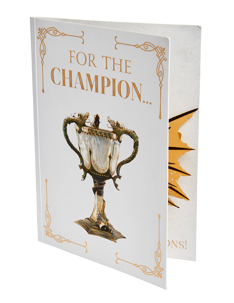 Harry Potter: Hungarian Horntail Signature Pop-Up Card inside page 2