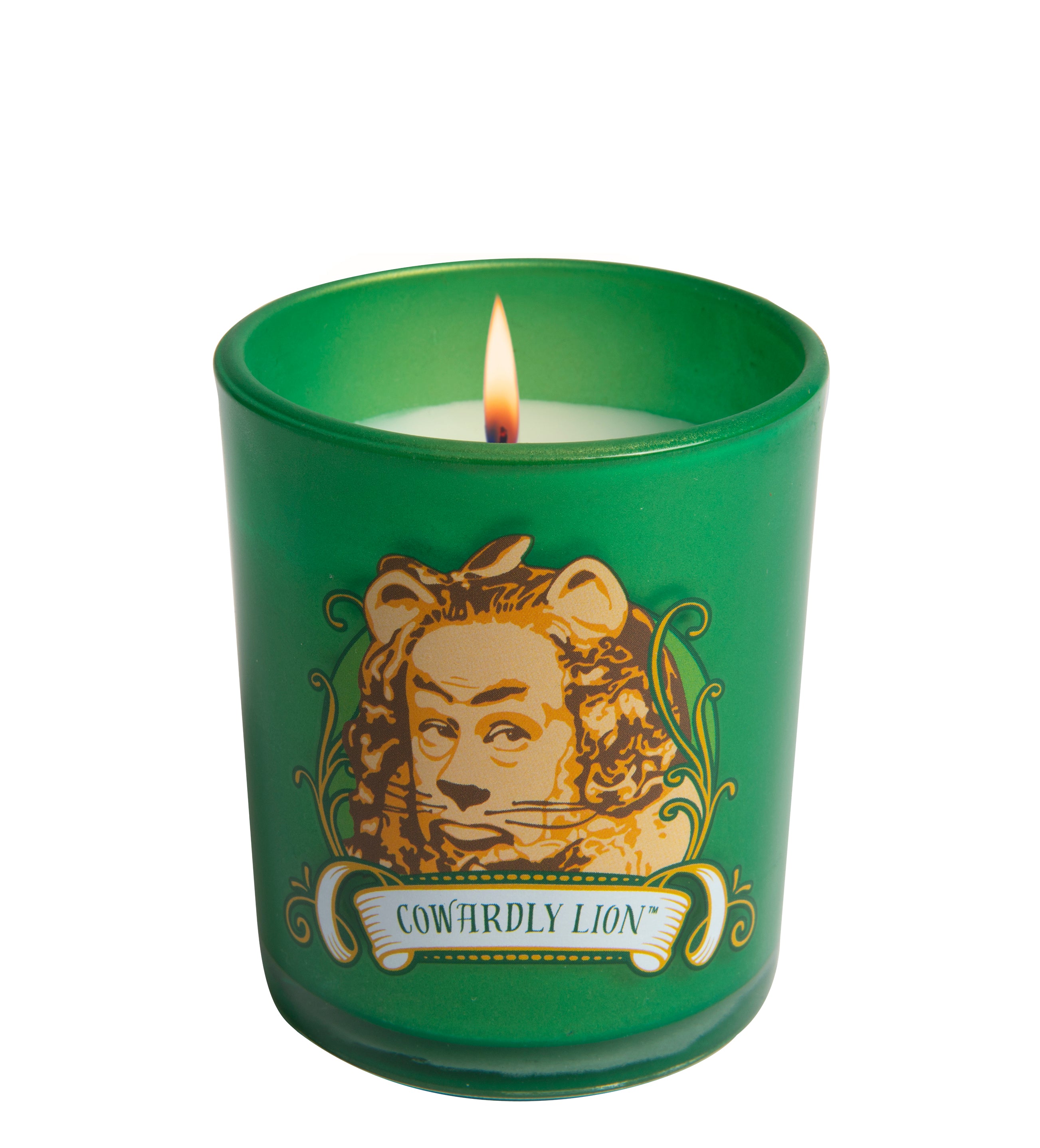 Wizard of Oz: Cowardly Lion Glass Votive Candle