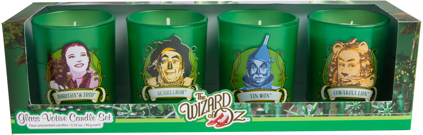 Wizard of Oz Glass Votive Candle Set