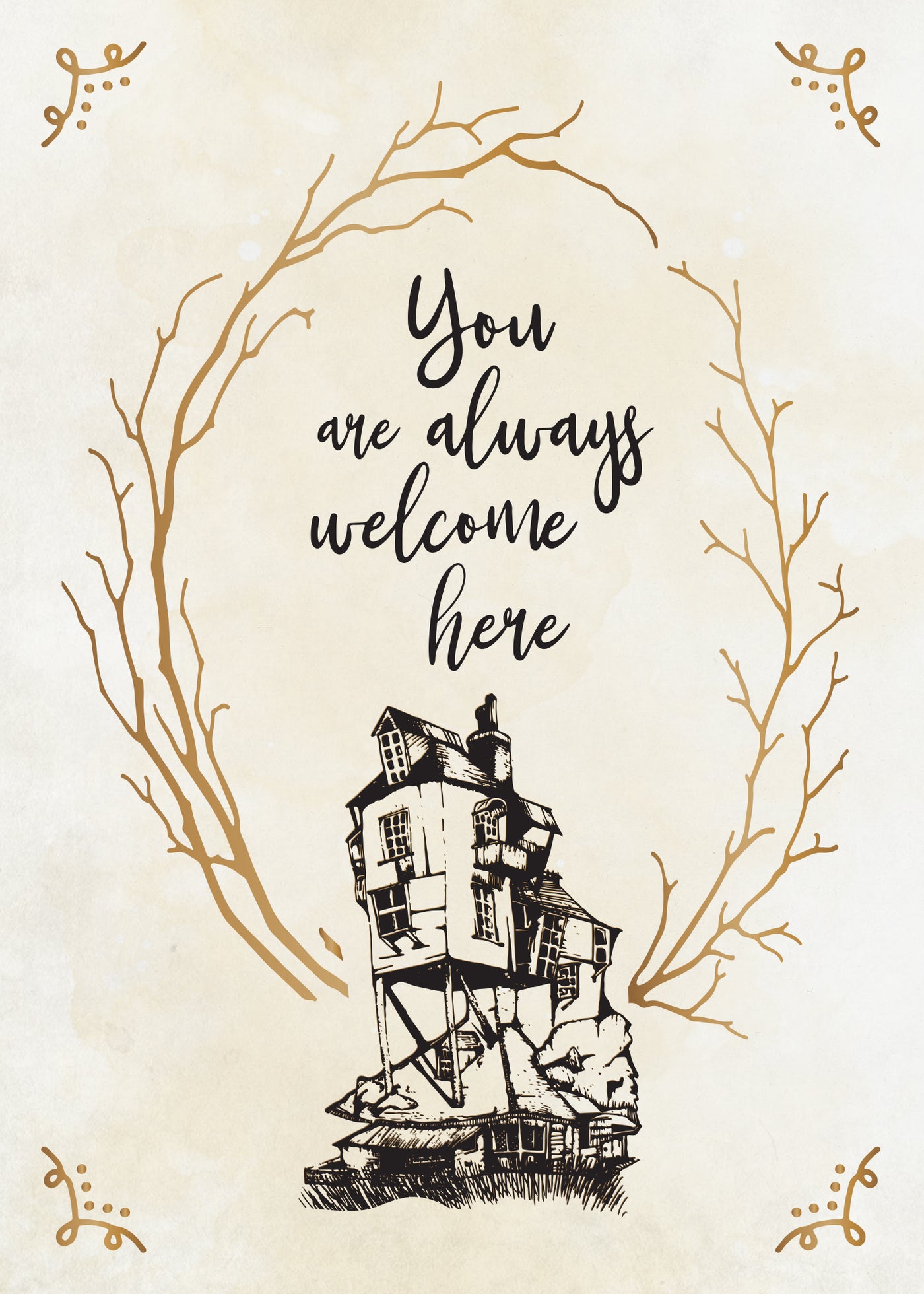 Harry Potter: The Burrow Signature Pop-Up Card