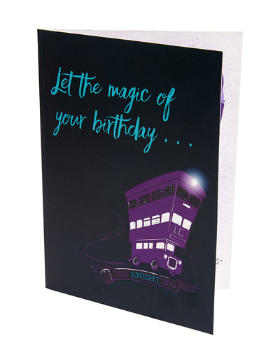 Harry Potter: Knight Bus Birthday Signature Pop-Up Card inside page 3