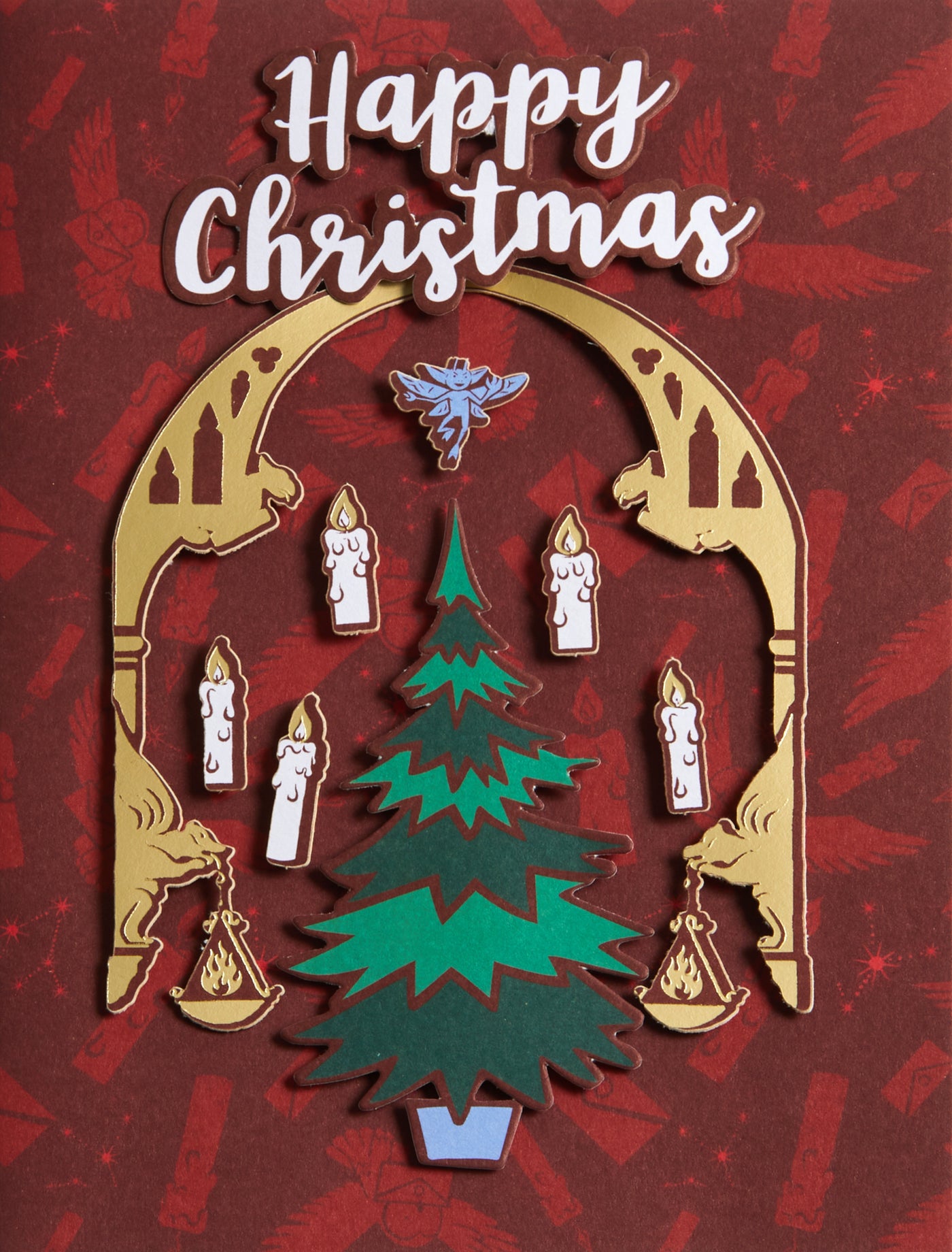 Harry Potter: Great Hall Christmas Embellished Card