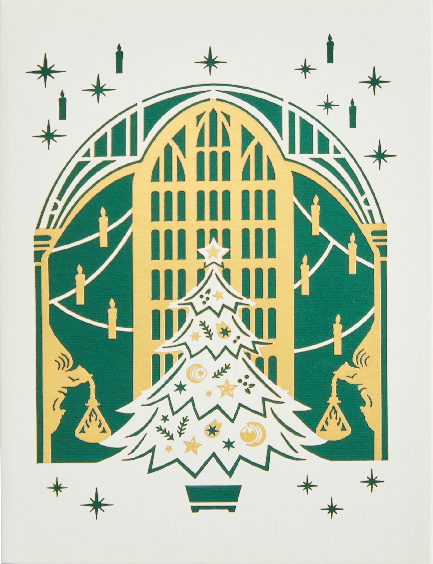 Harry Potter: The Great Hall Holiday Die-Cut Card