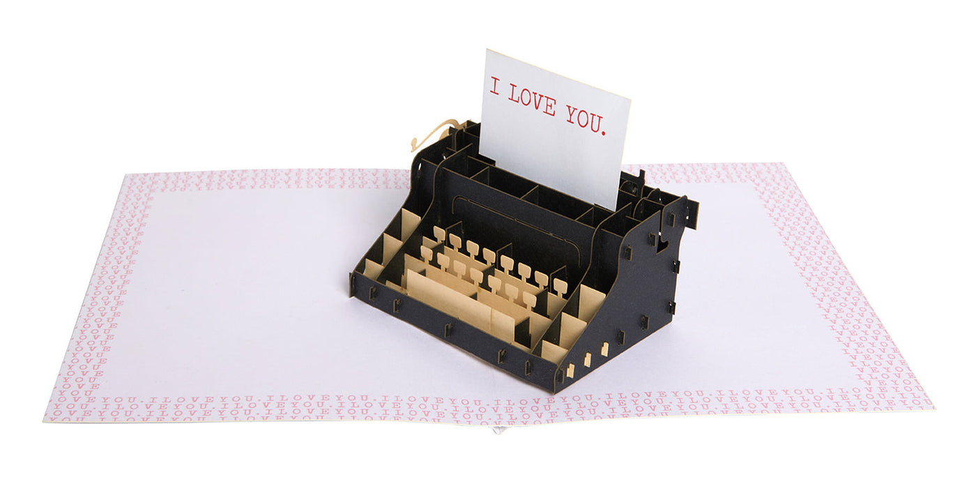 Love Note Signature Pop-Up Card inside page 1