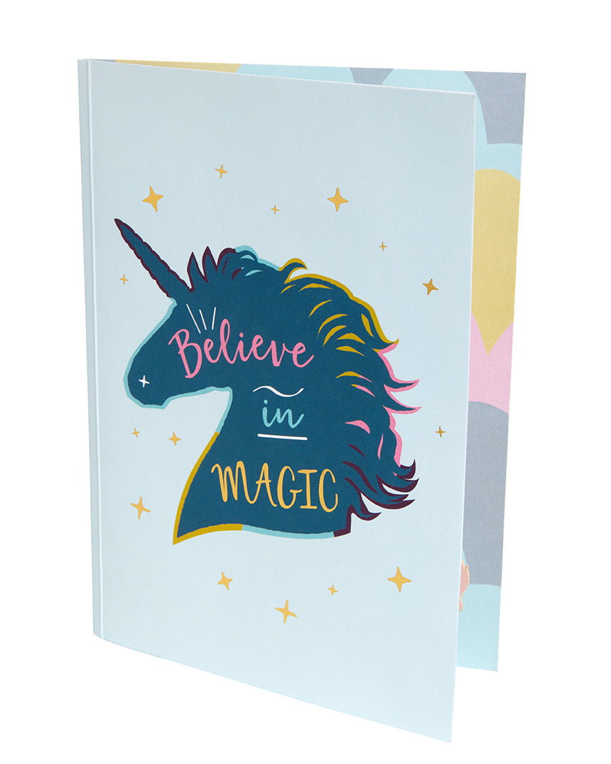 Unicorn Signature Pop-Up Card inside page 2