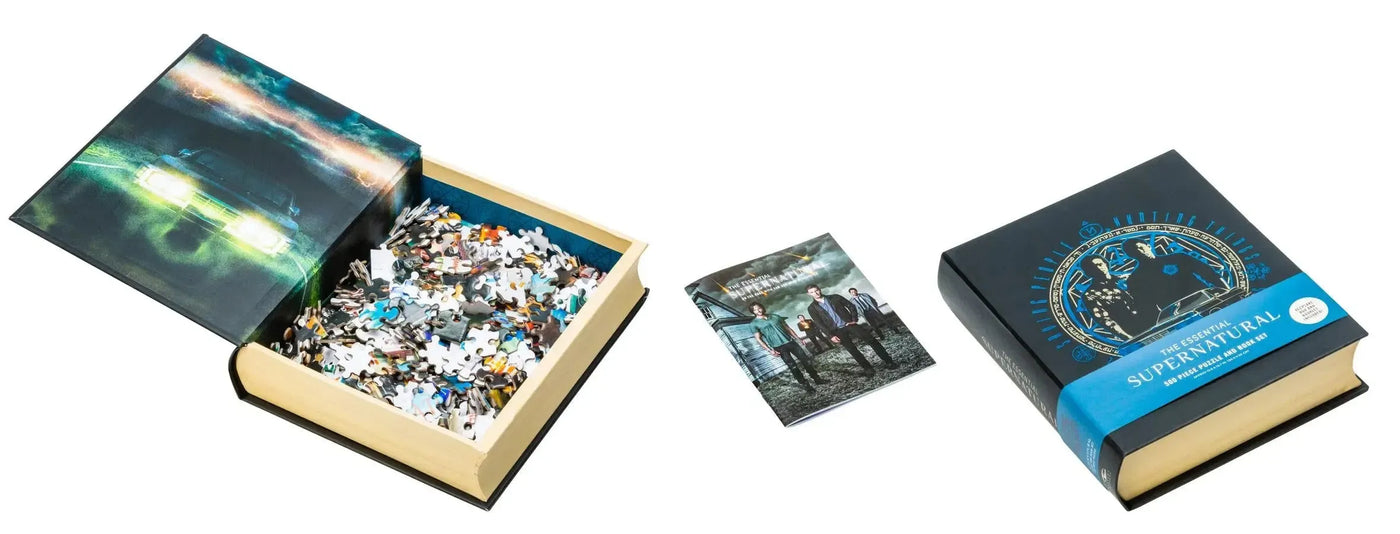 Essential Supernatural Puzzle and Book Set-Hobbies/ quizzes/ games-買書書 BuyBookBook