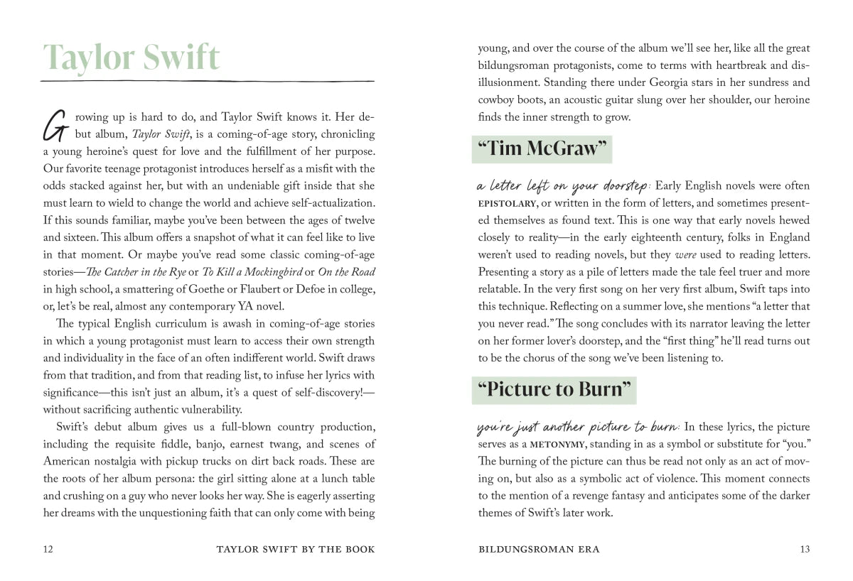 Taylor Swift by the Book US - Hardback