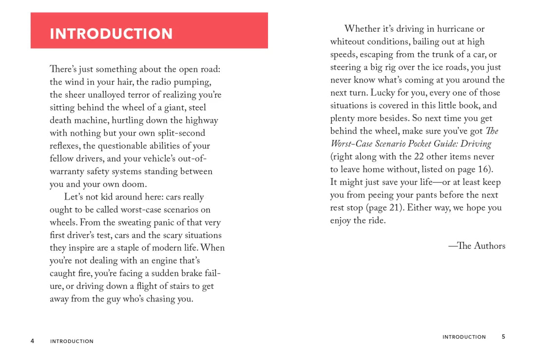 The Worst-Case Scenario Pocket Guide: Driving US - Hardback