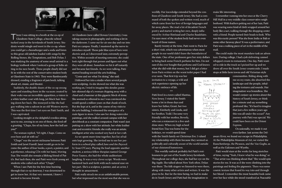 Patti Smith inside page 4