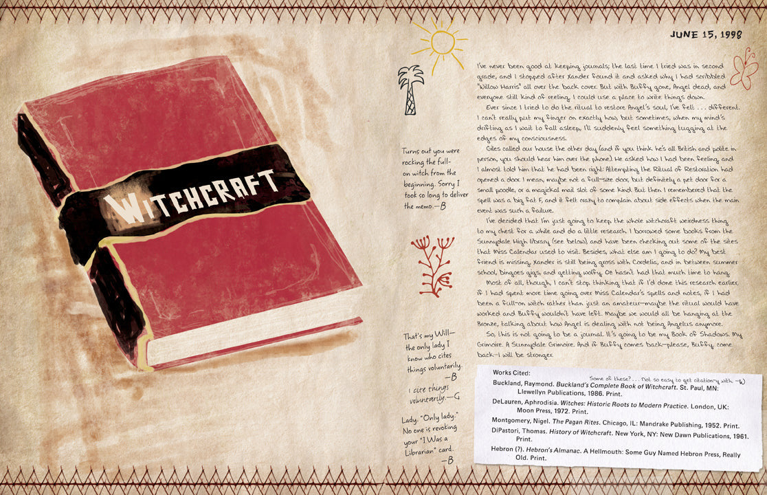 Buffy the Vampire Slayer: The Official Grimoire inside page 3