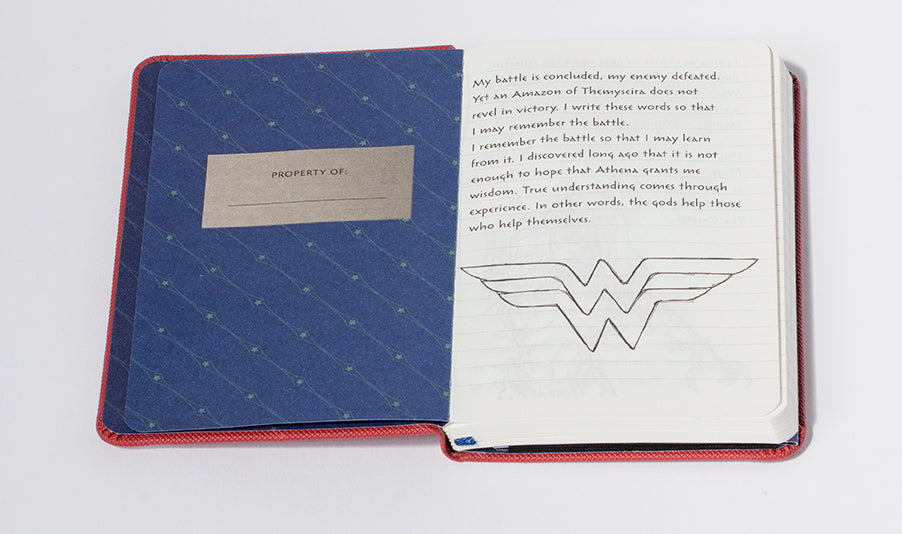 Wonder Woman Ruled Pocket Journal inside page 5