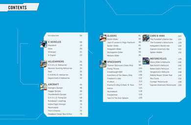 Marvel Vehicles inside page 1