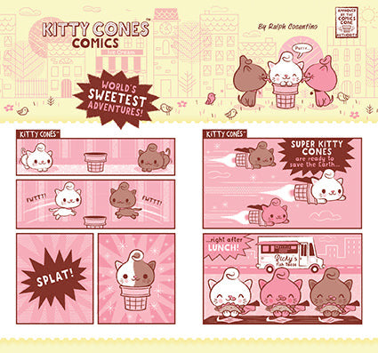 Kitty Cones Ruled Pocket Journal inside page 1