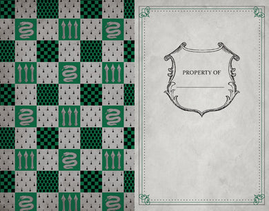 Harry Potter: Slytherin Ruled Notebook inside page 1